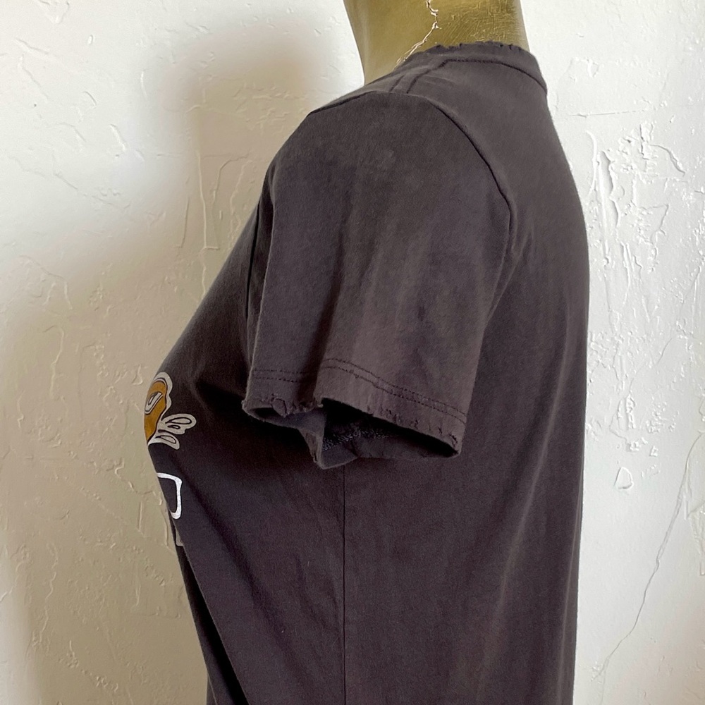 BANDIT Brand I’M DRINKING TO FORGET Festival Distressed WESTERN Tee SHIRT Medium - Picture 5 of 13
